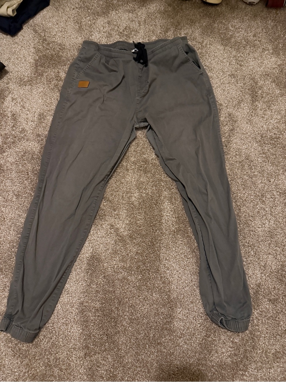 Gray Casual Jogger Chino Pants - Comfortable Everyday Wear